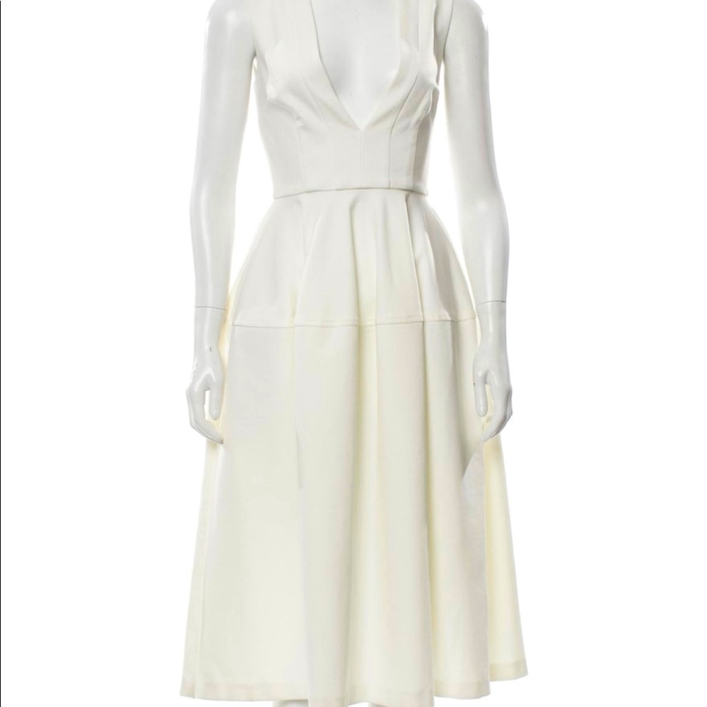 White N / Nicholas sleeveless midi dress. US 2, UK 6